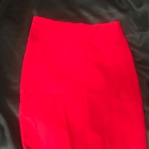 Red Pencil Skirt